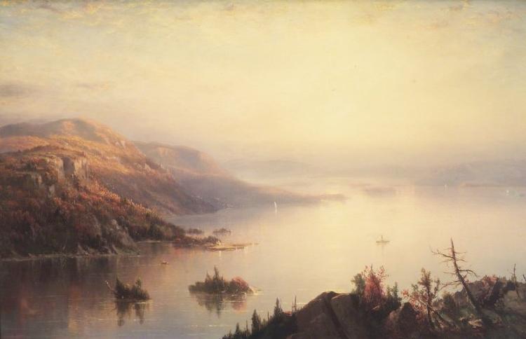 Regis-Francois Gignoux Lake George oil painting image